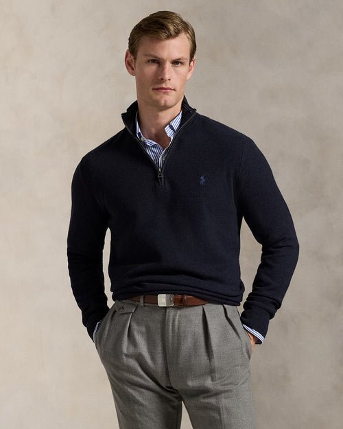 SUETER RALPH LAUREN HOMBRE NAVY HTR 710932304001