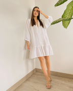 VESTIDO PRIMIA 14623 BLANCO