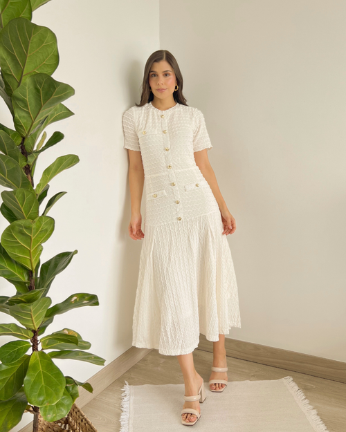 VESTIDO PRIMIA OSAKA BLANCO