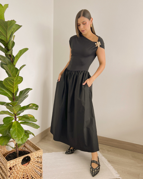 VESTIDO PRIMIA P.040 NEGRO