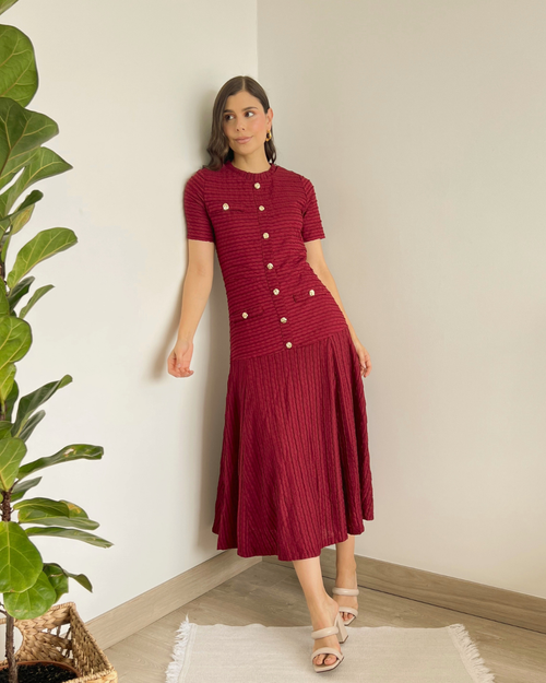 VESTIDO PRIMIA OSAKA VINO