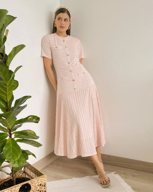 VESTIDO PRIMIA OSAKA ROSA
