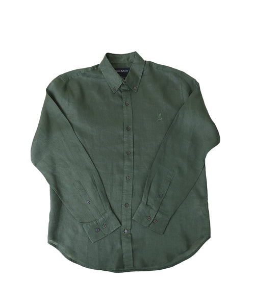 PSYCHO BUNNY CAMISAS HOMBRE VERDE