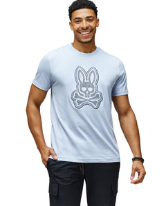 PSYCHO BUNNY CAMISETAS HOMBRE AZUL