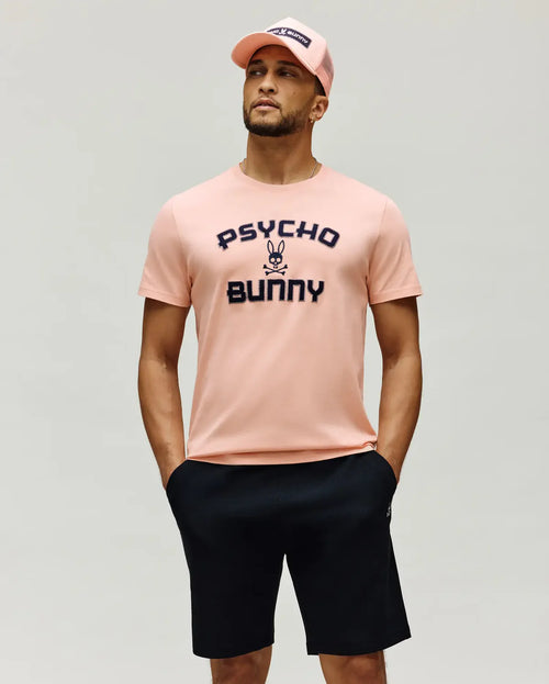 PSYCHO BUNNY CAMISETAS HOMBRE ROSADO