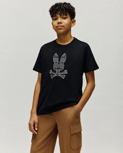 PSYCHO BUNNY CAMISETAS NIÑO NEGRO