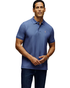 PSYCHO BUNNY CAMISETA TIPO POLO HOMBRE AZUL