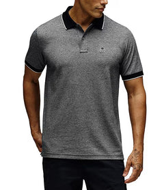 PSYCHO BUNNY CAMISETA TIPO POLO HOMBRE NEGRO