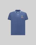 PSYCHO BUNNY CAMISETA TIPO POLO HOMBRE AZUL