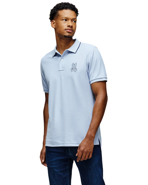 PSYCHO BUNNY CAMISETA TIPO POLO HOMBRE AZUL