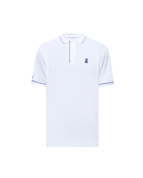 PSYCHO BUNNY CAMISETA TIPO POLO HOMBRE BLANCO