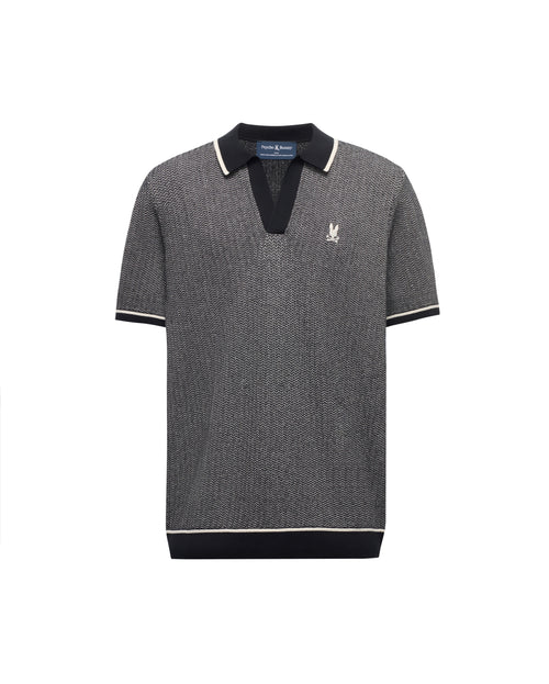 PSYCHO BUNNY CAMISETA TIPO POLO HOMBRE GRIS