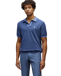 PSYCHO BUNNY CAMISETA TIPO POLO HOMBRE AZUL