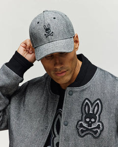 PSYCHO BUNNY GORRAS HOMBRE NEGRO