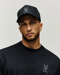 PSYCHO BUNNY GORRAS HOMBRE NEGRO