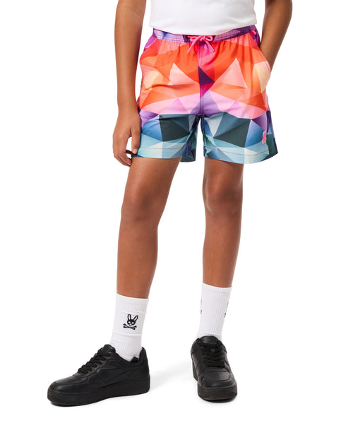 psycho bunny pantaloneta de baño niño fantasia multi