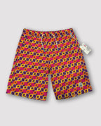 psycho bunny pantaloneta de baño niño fantasia naranja