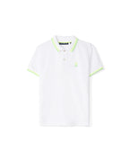 psycho bunny polo manga corta niño deportivo blanco