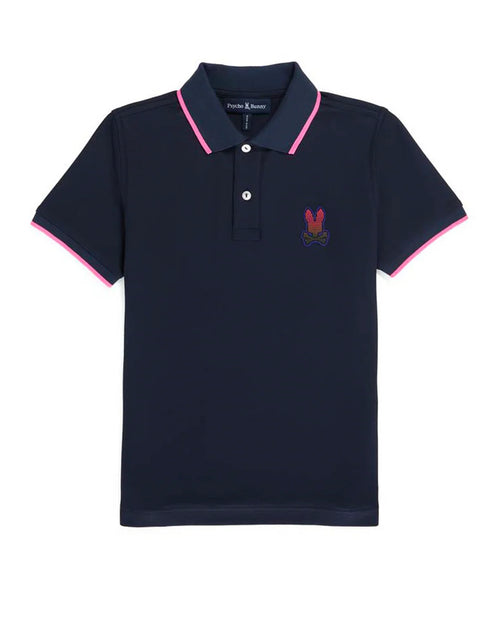 psycho bunny polo manga corta niño fantasia azul