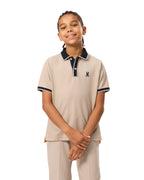 psycho bunny polo manga corta niño fantasia beige