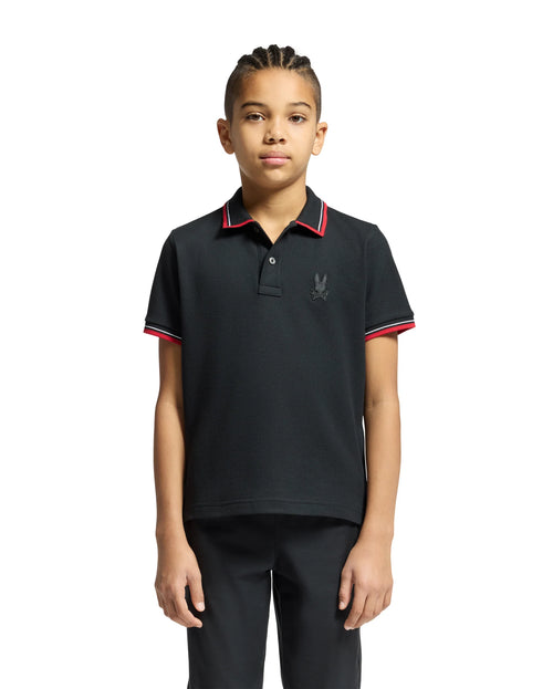 psycho bunny polo manga corta niño fantasia negro