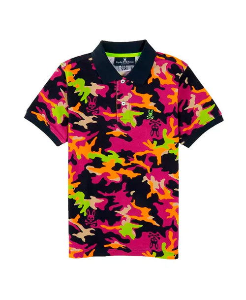 psycho bunny polo manga corta niño fantasia rosado