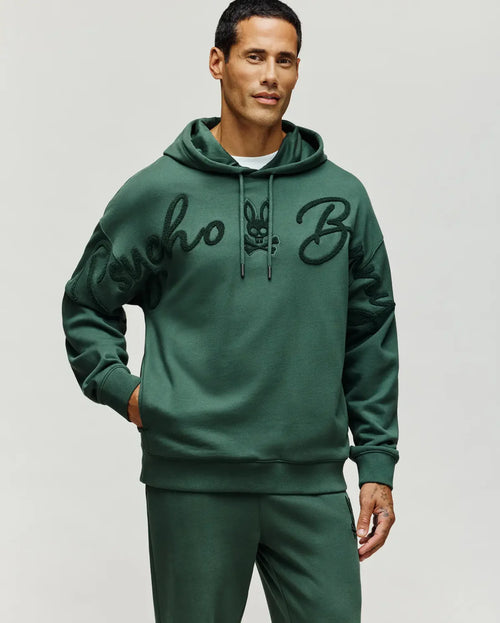 PSYCHO BUNNY SUDADERAS HOMBRE VERDE