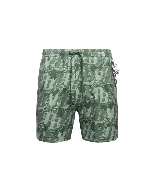 PSYCHO BUNNY TRAJES DE BAÑO HOMBRE VERDE