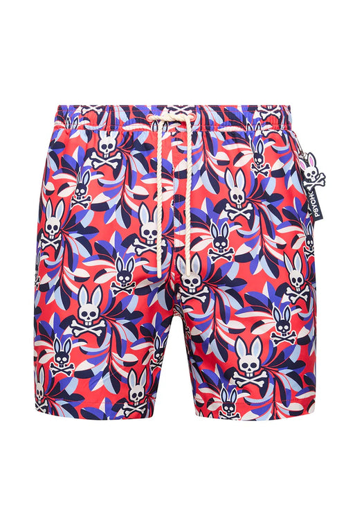 PSYCHO BUNNY TRAJES DE BAÑO HOMBRE ROJO