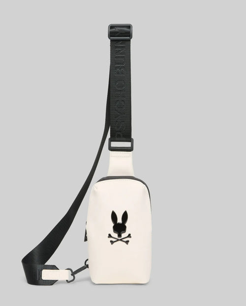 BOLSO PSYCHO BUNNY PARA HOMBRE COLOR BLANCO MO2400079250