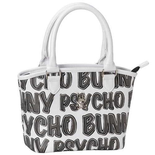 BOLSO PSYCHO BUNNY PARA HOMBRE COLOR BLANCO PBMG6AB2WHT