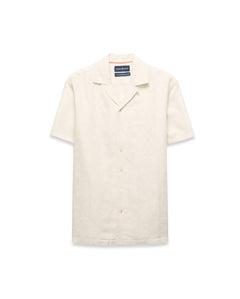 CAMISA M/C PSYCHO BUNNY PARA HOMBRE COLOR BLANCO MT0300133250