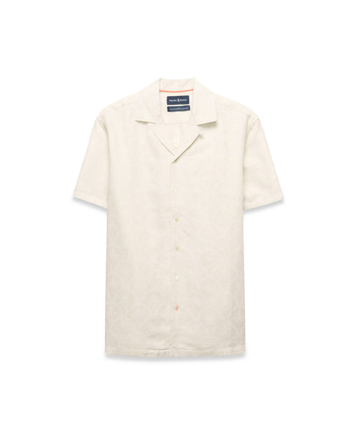 CAMISA M/C PSYCHO BUNNY PARA HOMBRE COLOR BLANCO MT0300133250