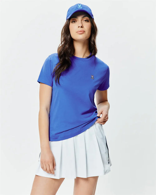 T-SHIRT PSYCHO BUNNY PARA DAMA COLOR AZUL WT0200005426