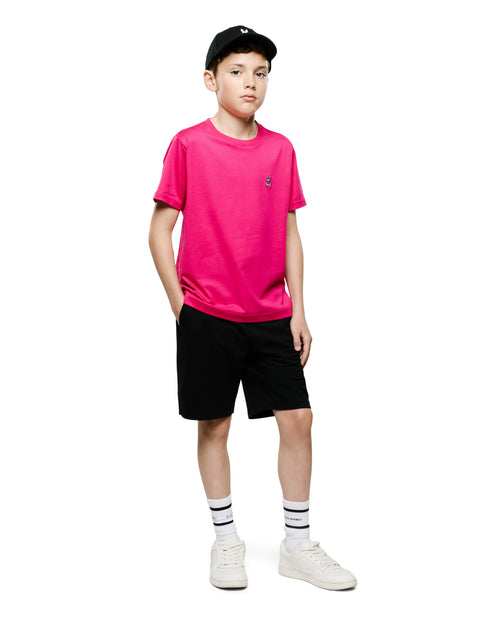 T-SHIRT PSYCHO BUNNY PARA NIÑO COLOR ROSADO B0U014F200665