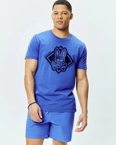 T-SHIRT PSYCHO BUNNY PARA HOMBRE COLOR AZUL MT0200288426