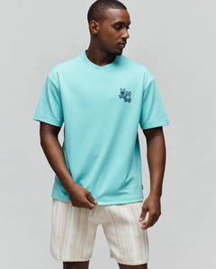 T-SHIRT PSYCHO BUNNY PARA HOMBRE COLOR AZUL MT0200233409