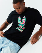 T-SHIRT PSYCHO BUNNY PARA HOMBRE COLOR NEGRO MT0200307002