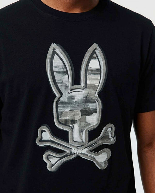 T-SHIRT PSYCHO BUNNY PARA HOMBRE COLOR NEGRO MT0200307002