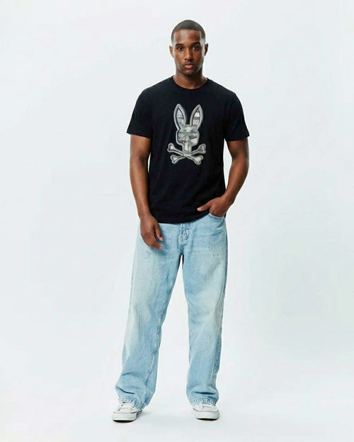 T-SHIRT PSYCHO BUNNY PARA HOMBRE COLOR NEGRO MT0200307002