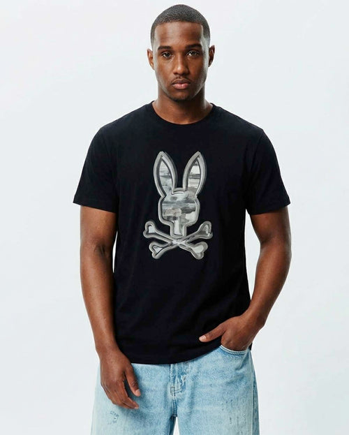 T-SHIRT PSYCHO BUNNY PARA HOMBRE COLOR NEGRO MT0200307002