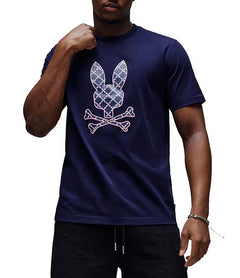 T-SHIRT PSYCHO BUNNY PARA HOMBRE COLOR AZUL MT0200241402
