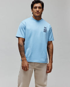 T-SHIRT PSYCHO BUNNY PARA HOMBRE COLOR AZUL MT0200323407