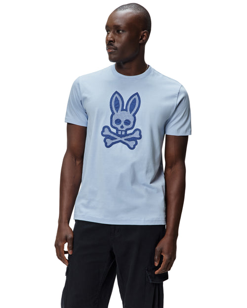 T-SHIRT PSYCHO BUNNY PARA HOMBRE COLOR AZUL MT0200298429