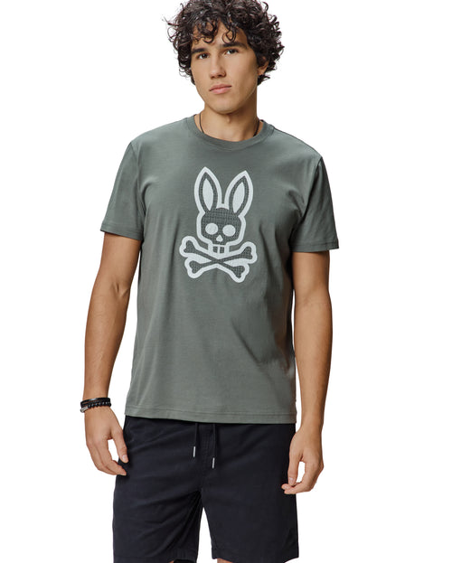 T-SHIRT PSYCHO BUNNY PARA HOMBRE COLOR VERDE MT0200298322