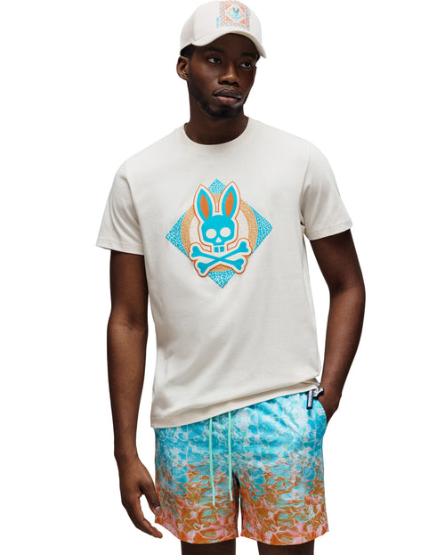 T-SHIRT PSYCHO BUNNY PARA HOMBRE COLOR BLANCO MT0200302250