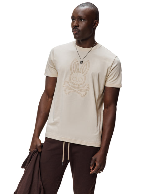 T-SHIRT PSYCHO BUNNY PARA HOMBRE COLOR BEIGE MT0200300254