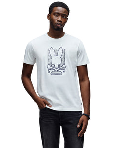 T-SHIRT PSYCHO BUNNY PARA HOMBRE COLOR BLANCO MT0200403100