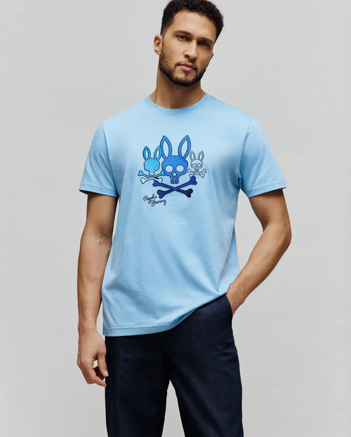 PSYCHO BUNNY CAMISETA OSCAR PARA CABALLERO HOMBRE AZUL MT0200213407