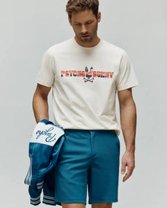 PSYCHO BUNNY CAMISETA RAPHAEL CON LOGO EN TEXTO PARA CABALLERO HOMBRE BEIGE MT0200337250